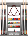 GSE Games & Sports Expert Wall Mount Cue Rack with Score Counter Racks