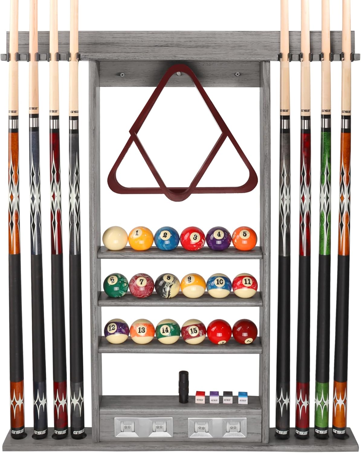 GSE Games & Sports Expert Wall Mount Rack with Score Counter