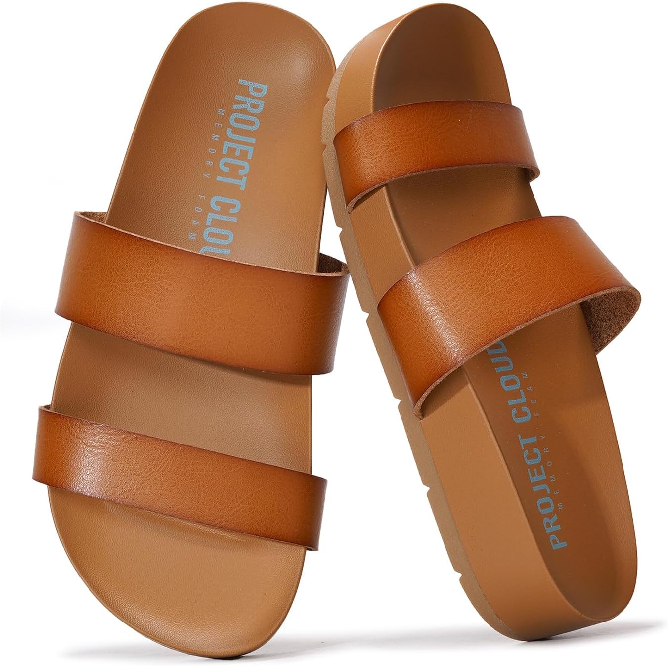 Project Cloud Memory Foam Slide Sandals for Women - Stylish Comfort