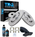 Front Brake Pad & Rotor Kit for Chevrolet Aveo and Spark - Quiet