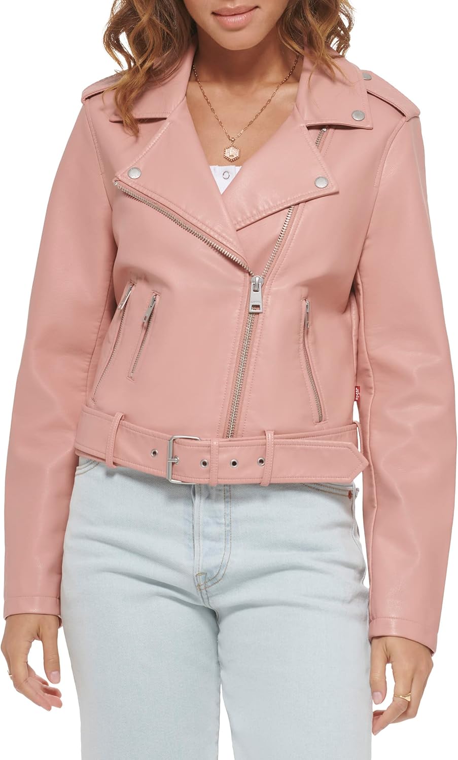 Levi's Womens The Belted Faux Leather Moto Jacket for Style