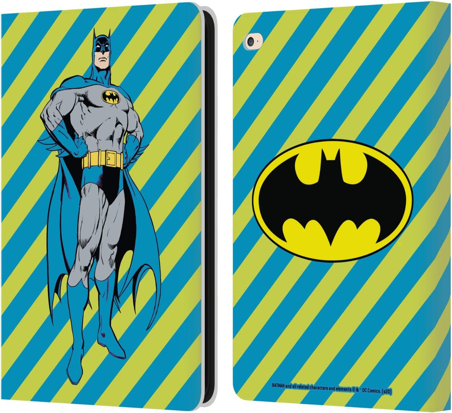 Batman DC Comics Vintage Fashion Leather Wallet Case for iPad Air 2