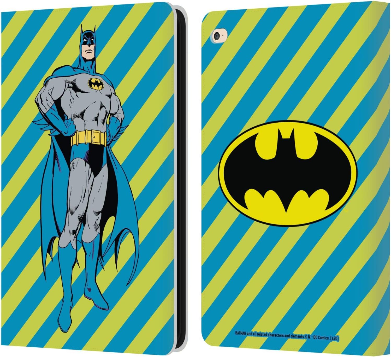 Batman DC Comics Vintage Fashion Leather Wallet Case for iPad Air 2