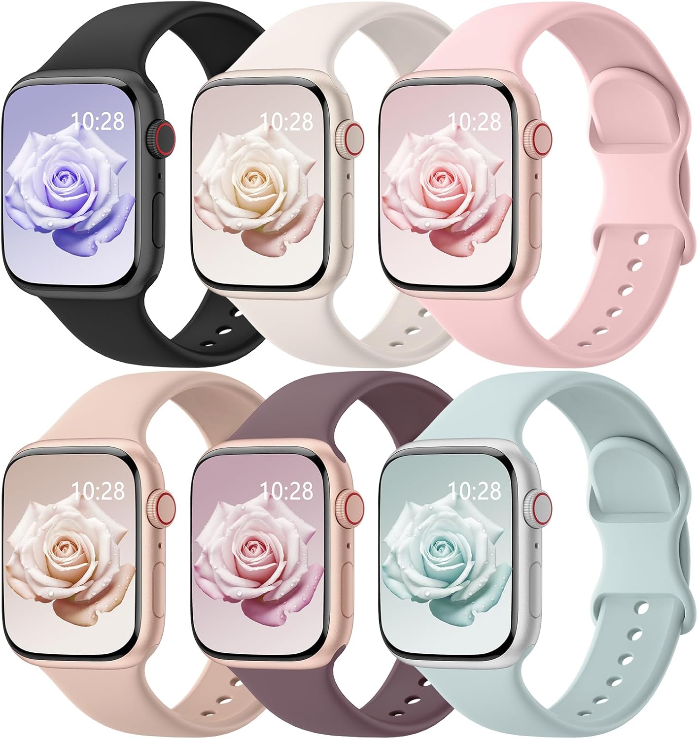Waterproof Silicone Sport Band for Apple Watch Series 10 - HEARTBOOM