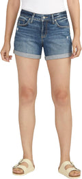 Suki Mid Rise Curvy Fit Short - Flattering High-Stretch Denim