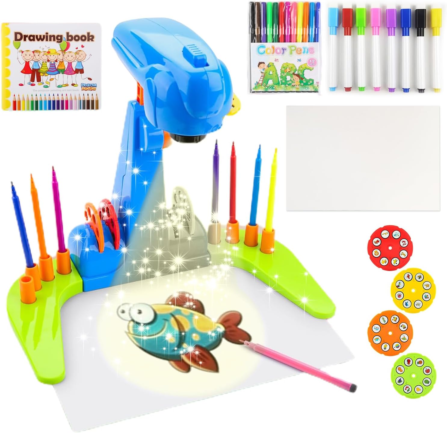 Smart Projection Drawing Toy for Kids - 32 Patterns