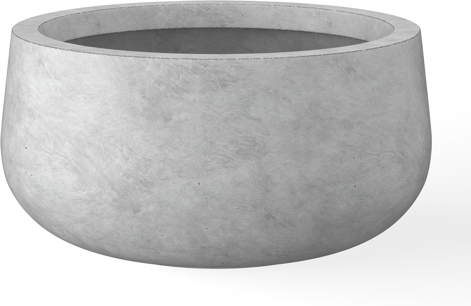 Kante 11.8in Round Concrete Planter for Indoor and Outdoor Use