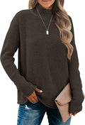MEROKEETY Women's Turtleneck Sweater - Cozy Loose Knit for Fall