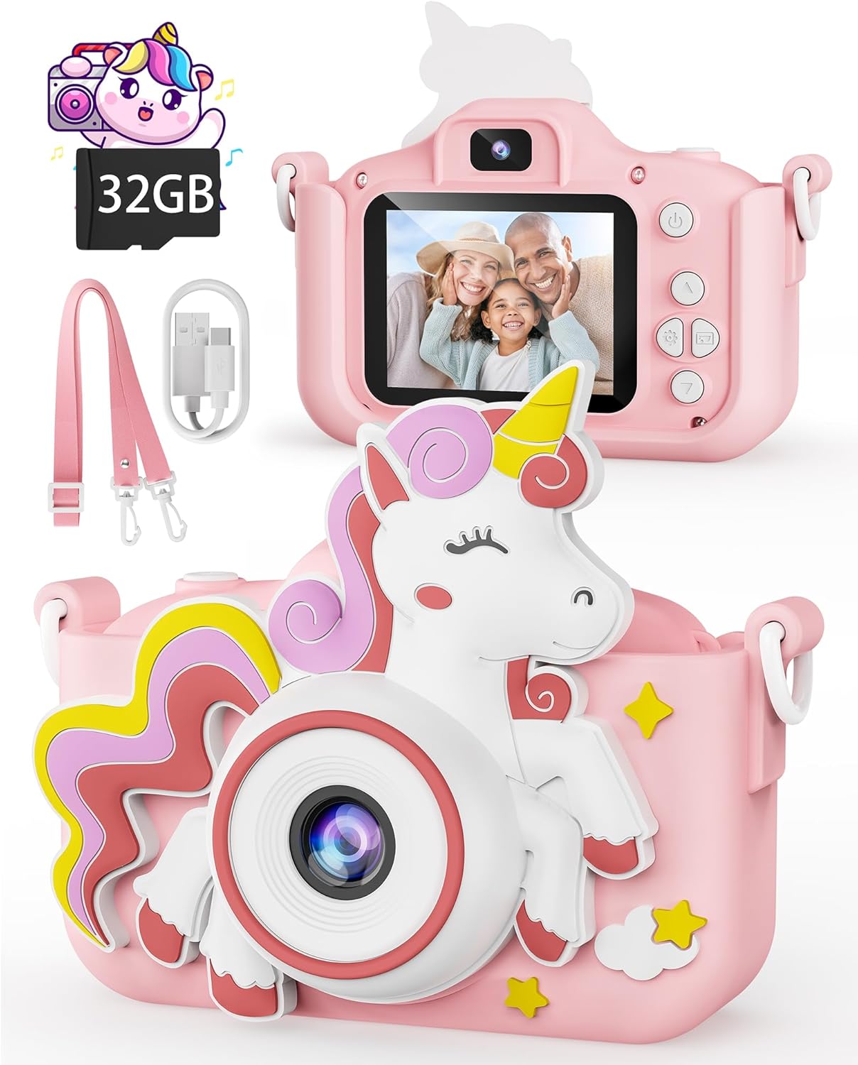 Kikapabi Unicorn Kids Camera - Toddler Joy 