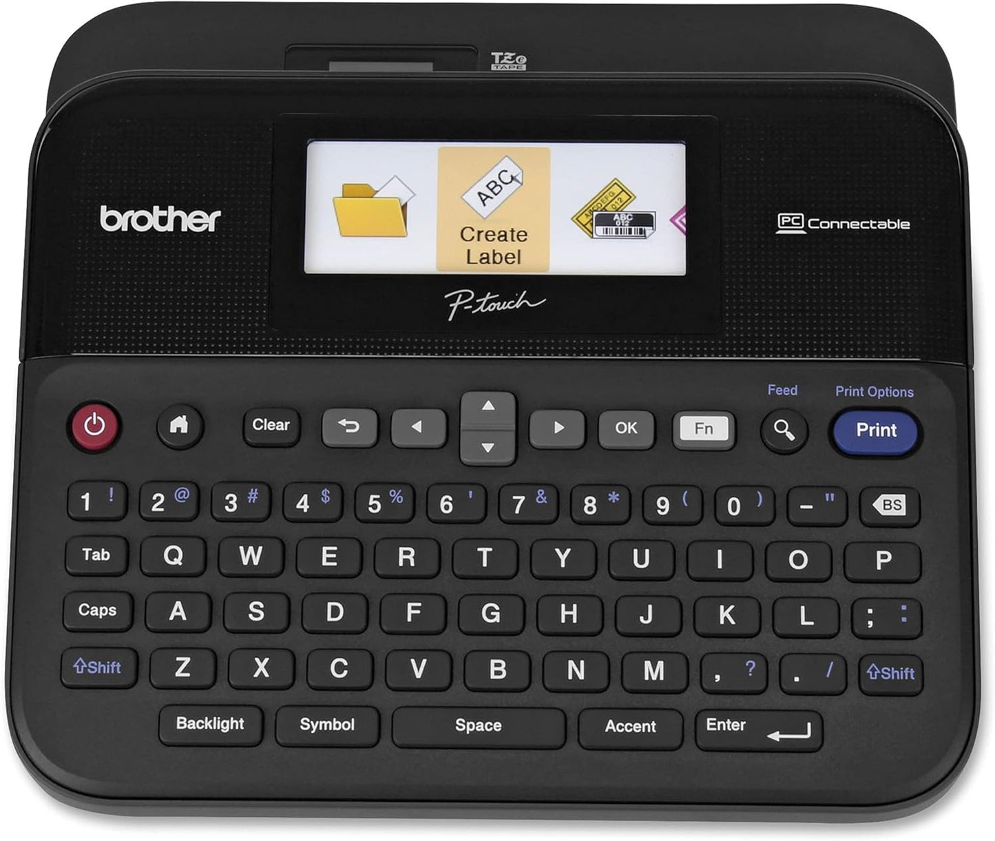 Brother PTD600 Label Maker: Color Display, PC-Connectable