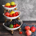 SEVEN SPARTA 3 Tier Ceramic Serving Bowls for Kitchen Storage