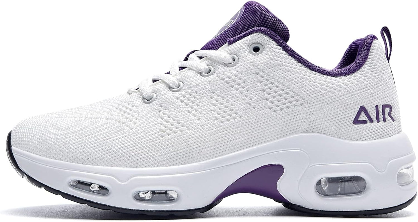 Womens Tennis Running Shoes with Breathable Lightweight Design