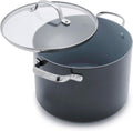 GreenPan Valencia Pro 8QT Stock Pot - Durable Ceramic Nonstick