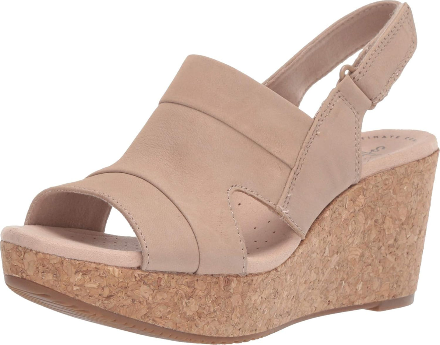 Clarks Women's Annadel Ivory Wedge Sandal for Comfort and Style