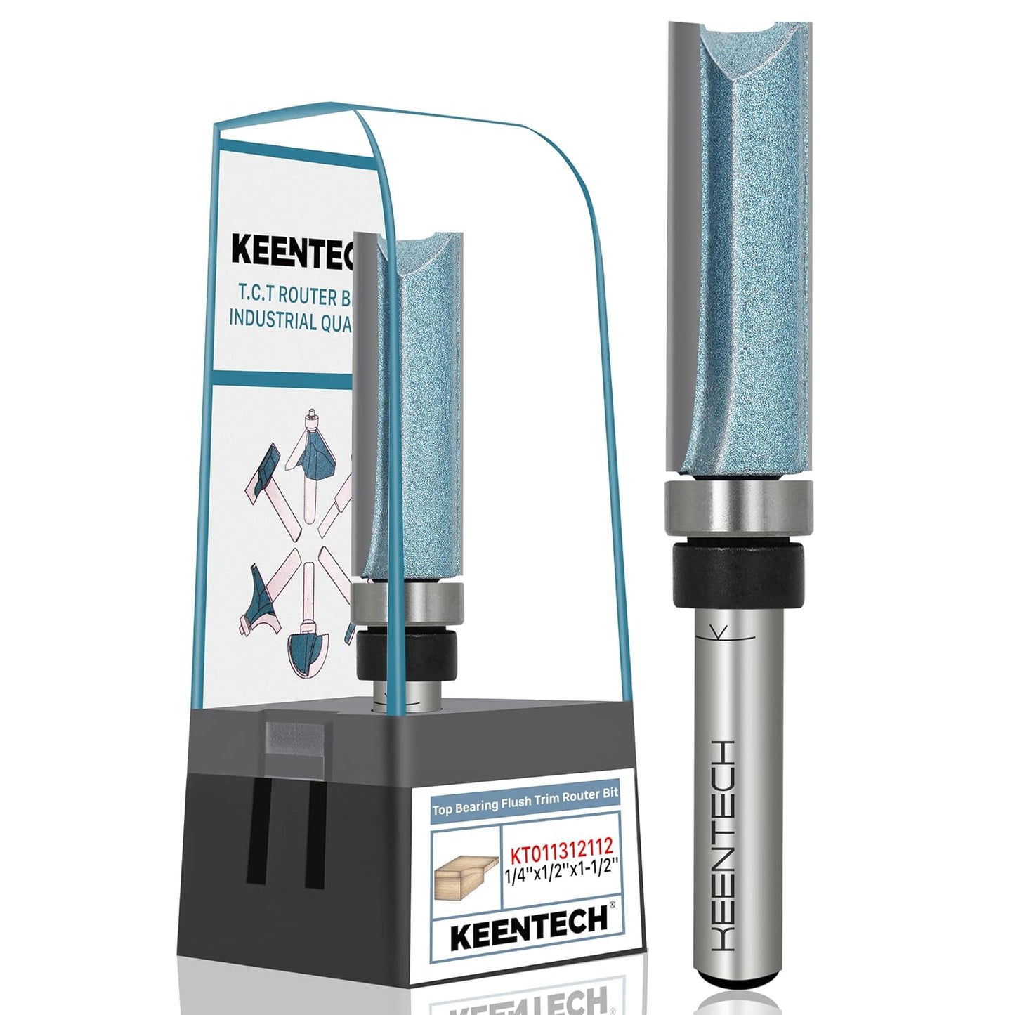 KEENTECH Router Bits for Precision Woodworking and Trimming