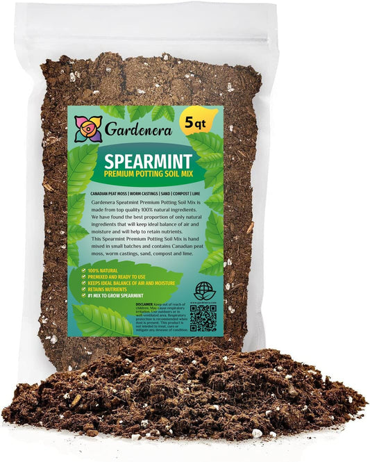 Premium Spearmint Plant Soil Mix for Thriving Growth and Aroma