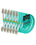 LC to LC OM3 Multimode Fiber Patch Cable 3m 6 Pack - 10Gb Ready