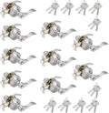 Probrico 10 Pack Keyed Alike Entry Levers Satin Nickel - Consistent