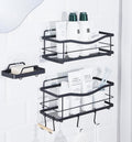 Shower Caddy and Soap Holder Set - Rustproof SUS304 Stainless Steel