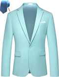 MOGU Blazer for Men Casual Fit Jacket with One Button - Versatile Look