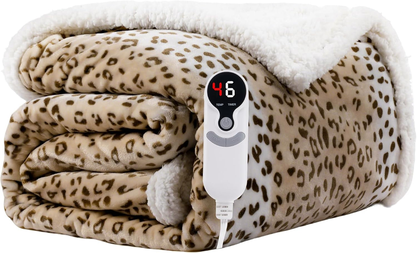 Electric Heated Blanket Full Size with Dual-Sided Comfort