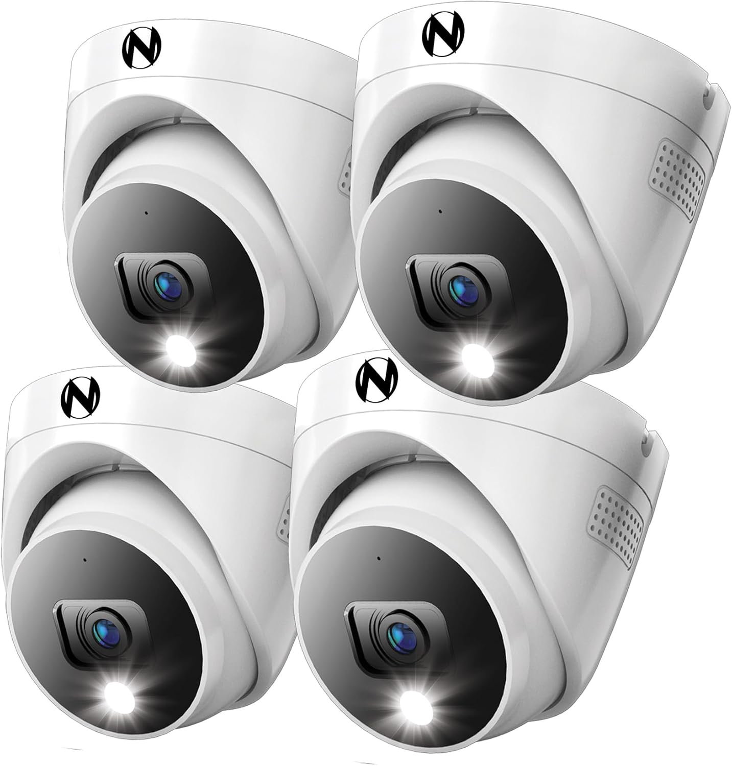 Night Owl 4K HD Indoor/Outdoor Dome Cameras with 2-Way Audio