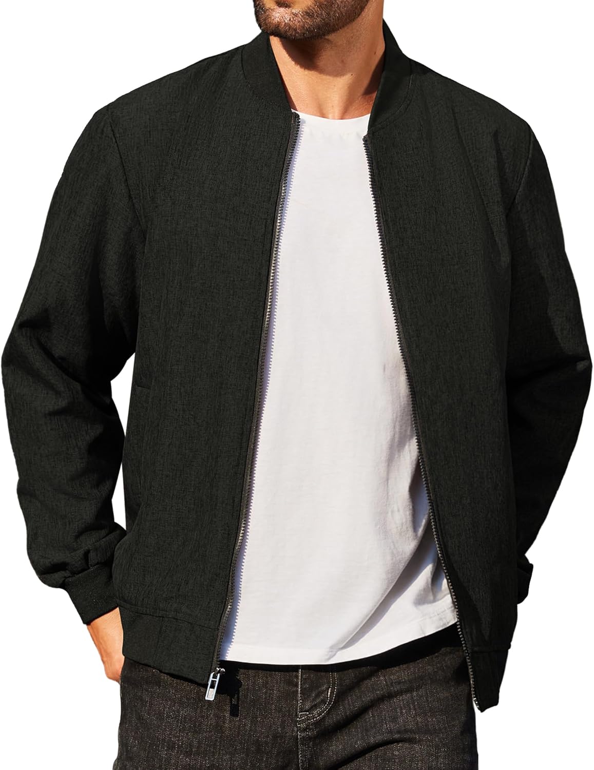 COOFANDY Men's Casual Varsity Jacket for Stylish Comfort