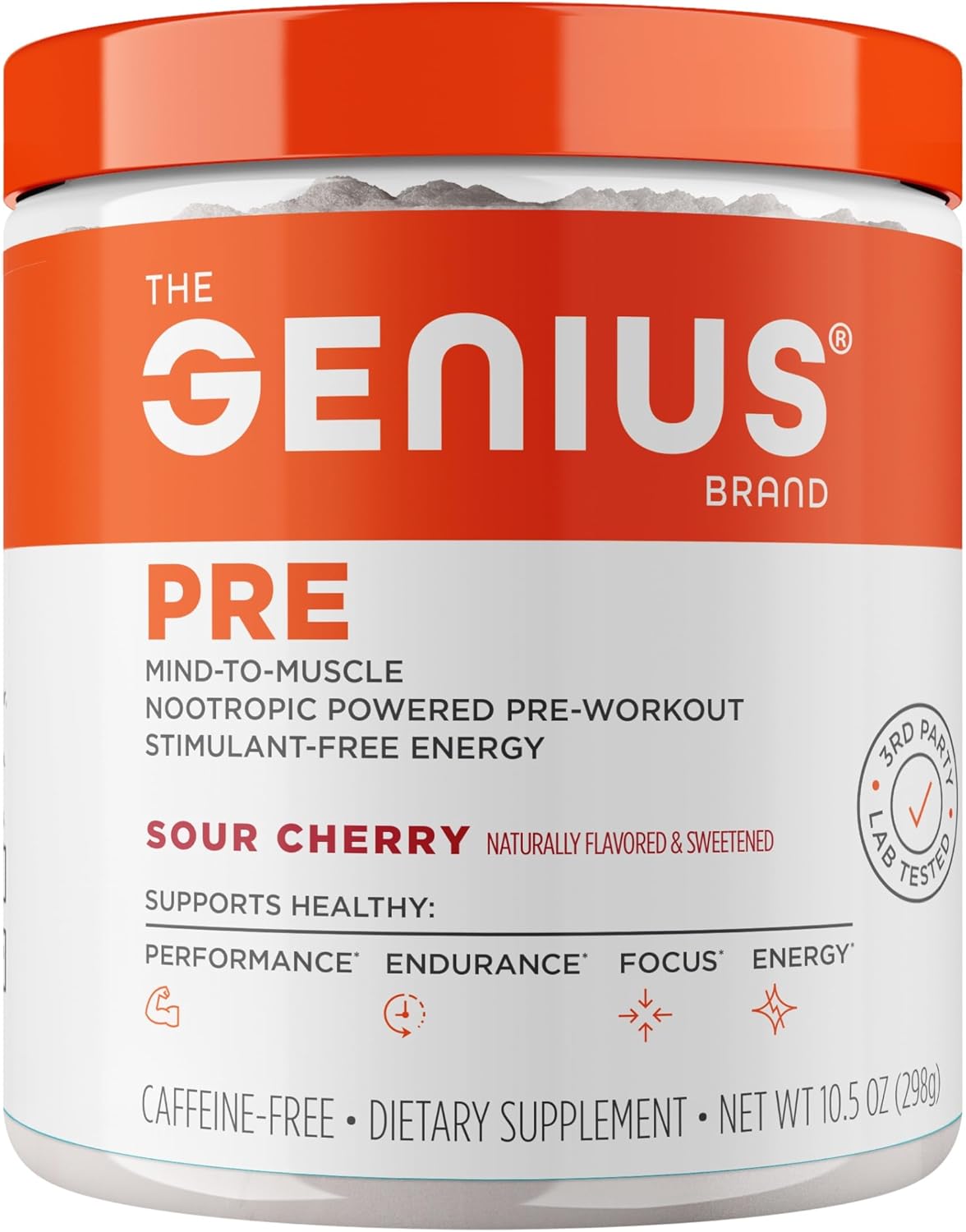 Genius Pre - Clean Pre-Workout Powder for Energy & Focus