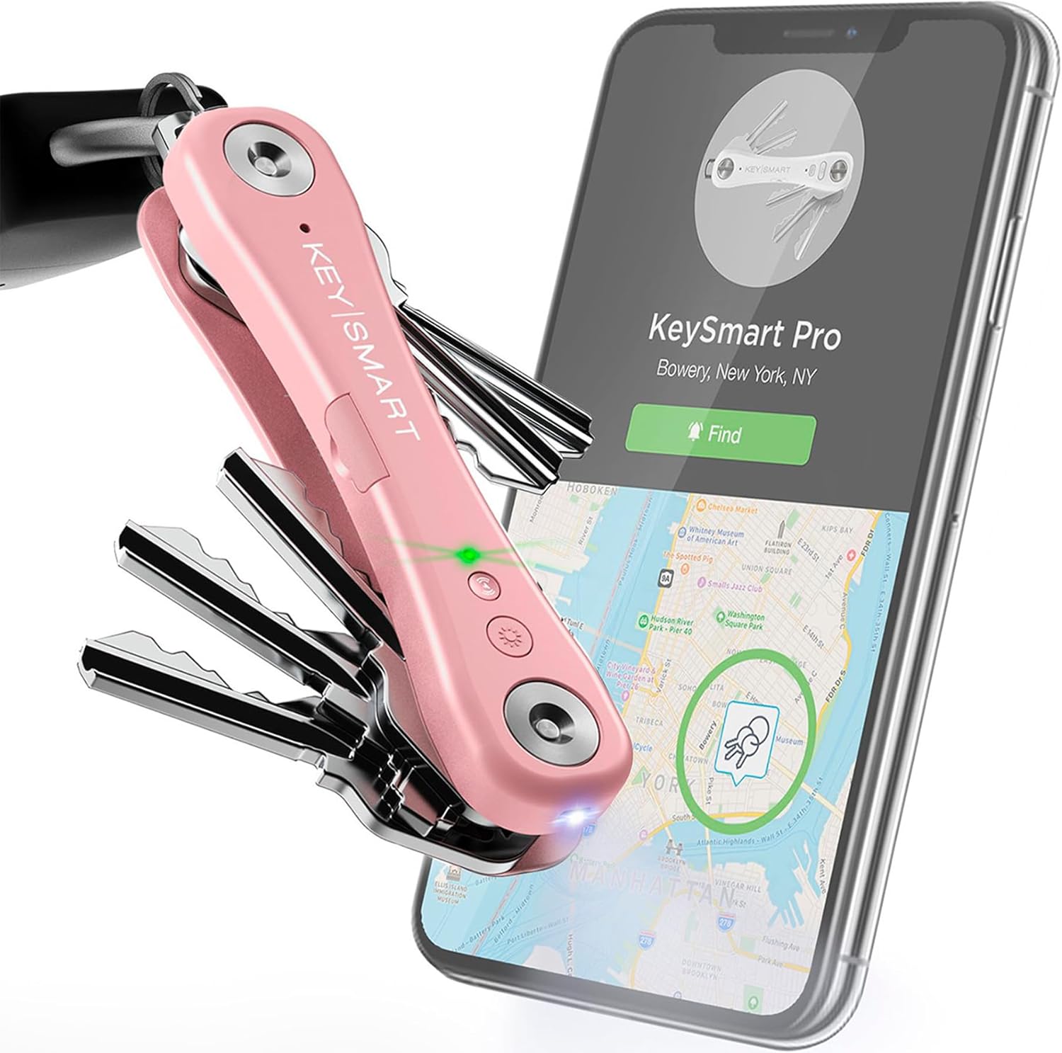 Never Lose Keys Again! KeySmart Pro Rose Gold
