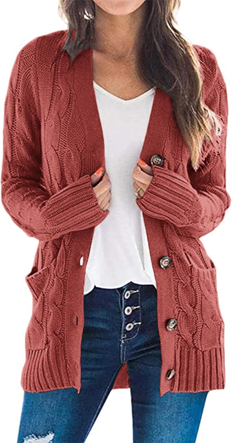 PRETTYGARDEN Women's Open Front Cardigan for Cozy Fall Fashion