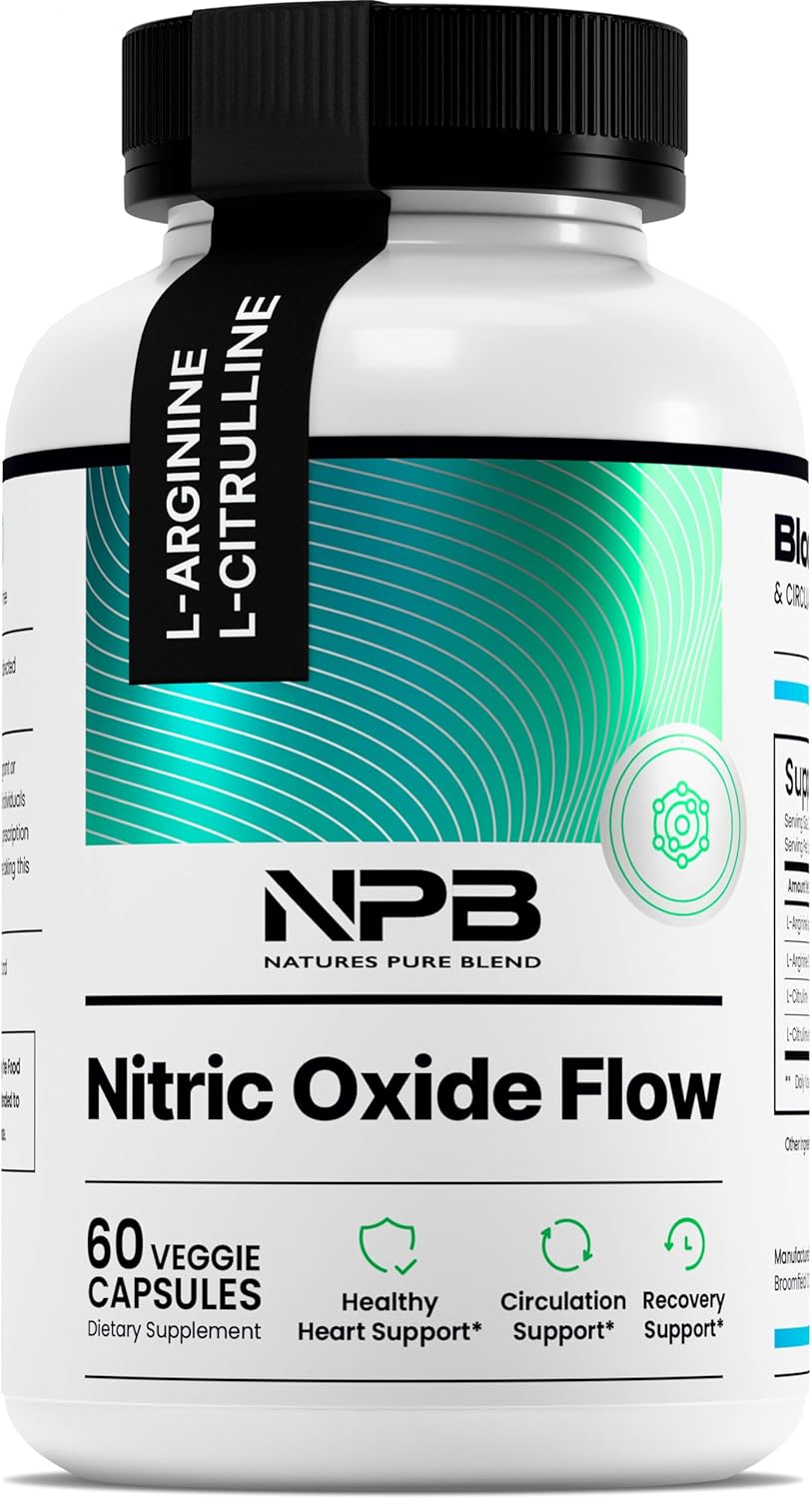 Nitric Oxide Supplements for Men - L-Arginine & L-Citrulline