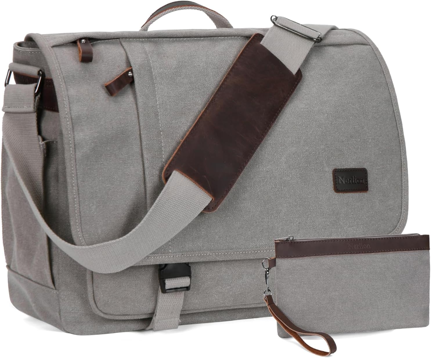 Nerlion Messenger Bag for Men - Water-resistant Laptop Bag
