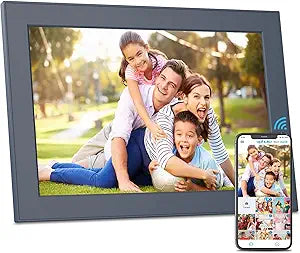 FULLJA 10.1 inch WiFi Digital Picture Frame with Touch Screen