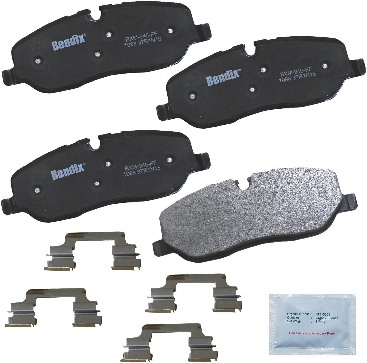 Bendix Priority1 CFM1098 Semi-Metallic Brake Pads for Land Rover
