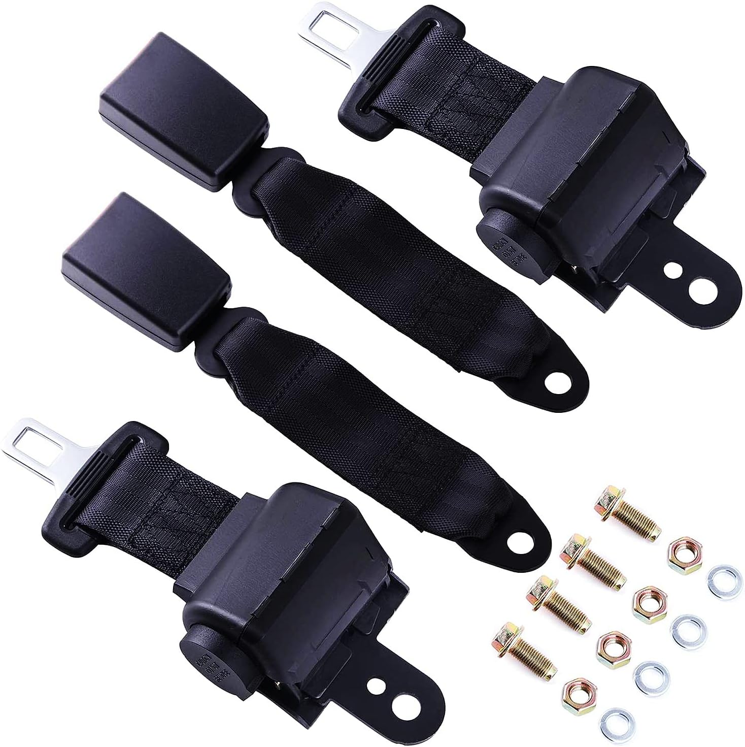Universal Golf Cart Seat Belt for EZGO TXT, Club Car DS, Yamaha