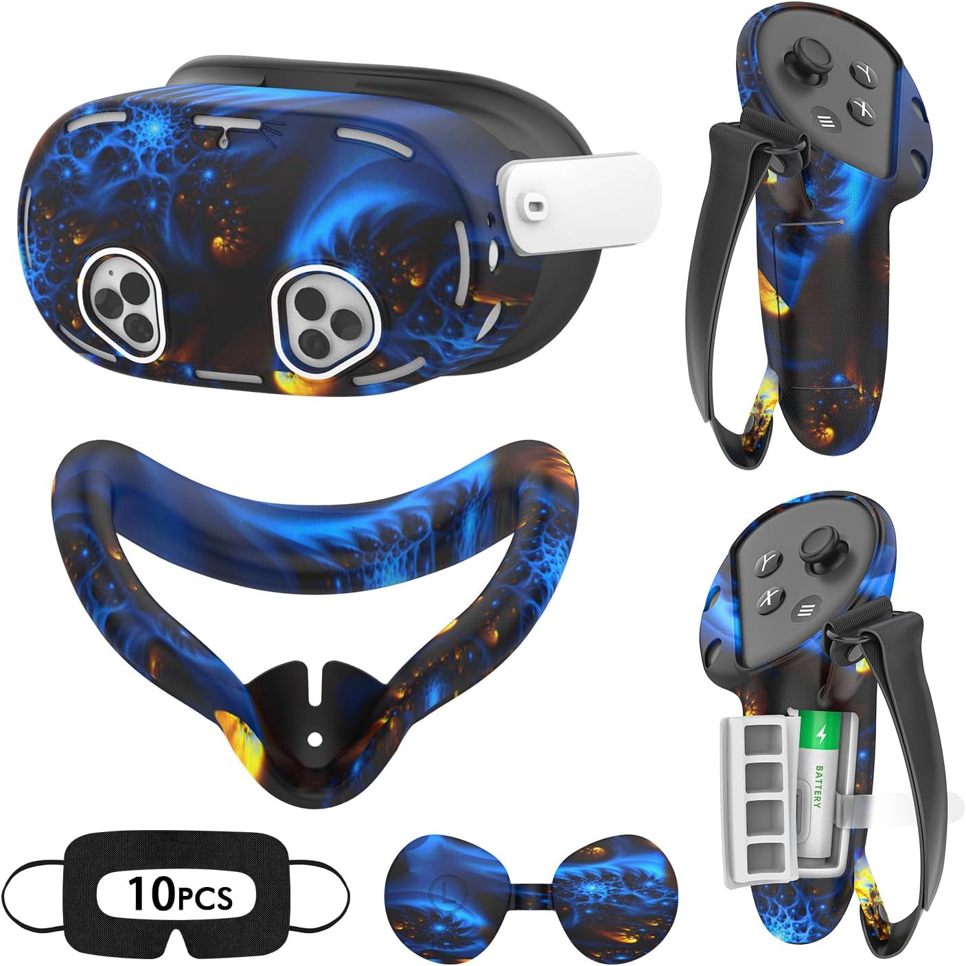 Tyasoleil VR Silicone Case for Meta Quest 3S Xbox Edition