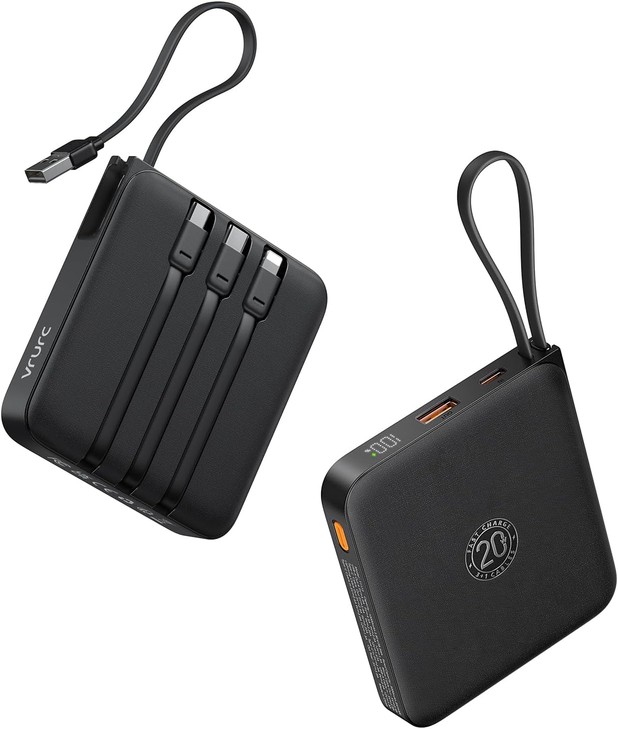 Fast Charge Anywhere: VRURC 20000mAh Power Bank!