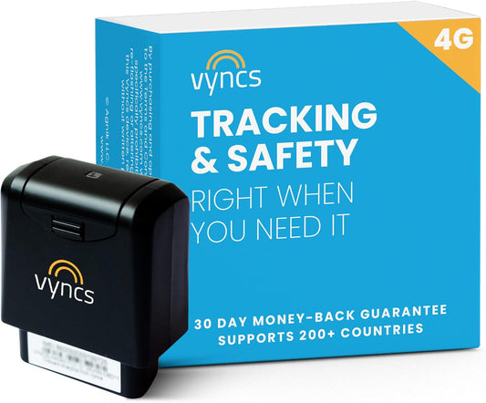 Vyncs GPS Tracker for Vehicles with No Monthly Fee and Alerts