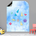 Magnetic Wall Decal for Kids Playroom - Peel, Stick & Doodle Board