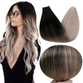 Full Shine Black Tape in Extensions 20 in - Natural Volume and Blend