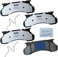 Bendix Metlok MKD120FM Semi-Metallic Front Brake Pads - Fleet
