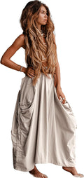Women's Maxi Boho Skirt with Pockets - Comfortable Organic Cotton you