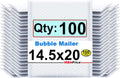 iMBAPrice 100-Pack #7 14.25in x 20in White Bubble Mailers - Padded