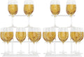 Champagne Tower Rectangle Acrylic Display Rack 12 Slots 2 Tiers
