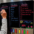 Premium Magnetic Wet/Dry-Erase Blackboard for Refrigerator - Large