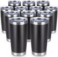 20 oz Tumbler Stainless Steel Tumblers Bulk 12 Pack - Insulated Travel