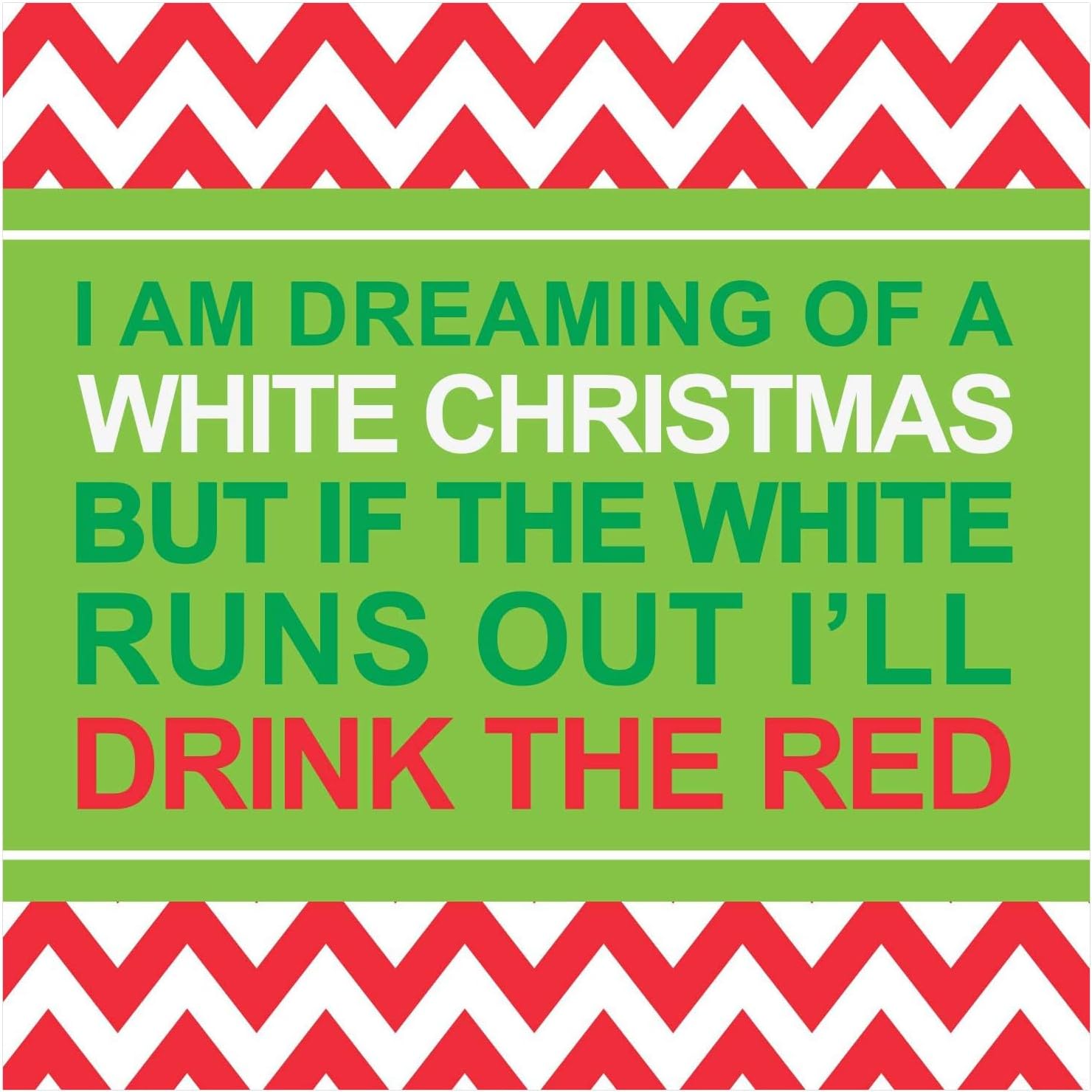Christmas Cocktail Napkins: Festive & Funny Party Quips, Pack of 40