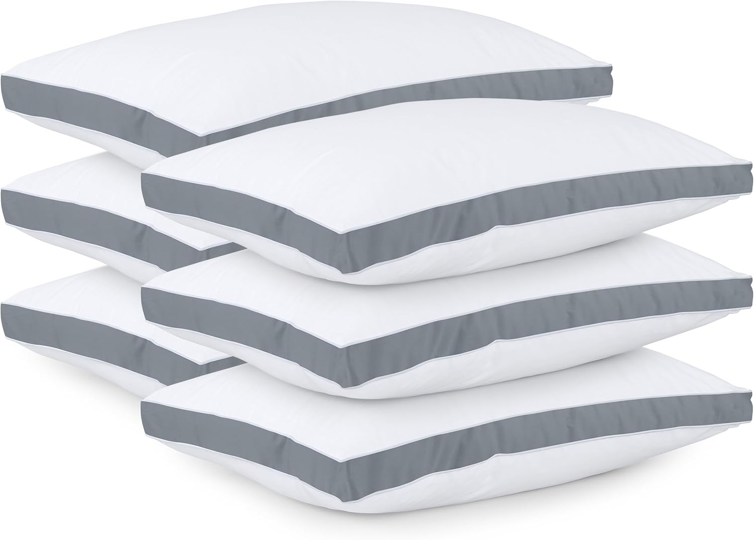 Utopia Bedding King Size Bed Pillows Set of 6 for Comfort