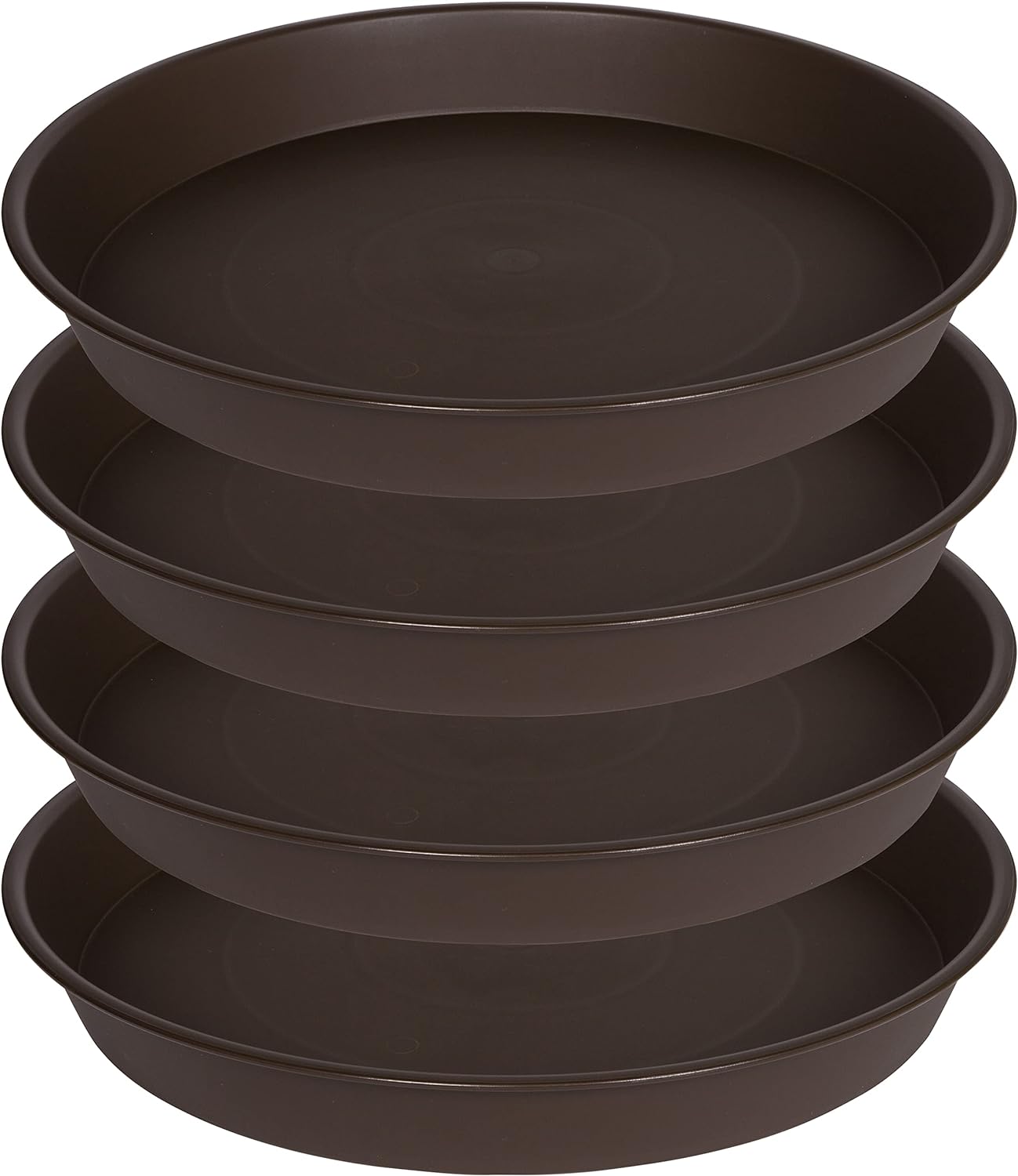 4 Pack of 19 Inch Plant Saucers for Indoor and Outdoor Use