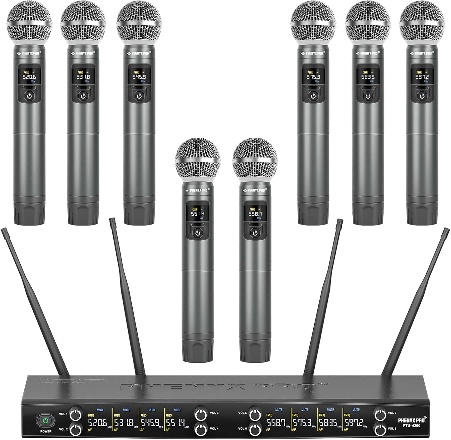 Phenyx Pro Wireless Microphone System for Karaoke and Events